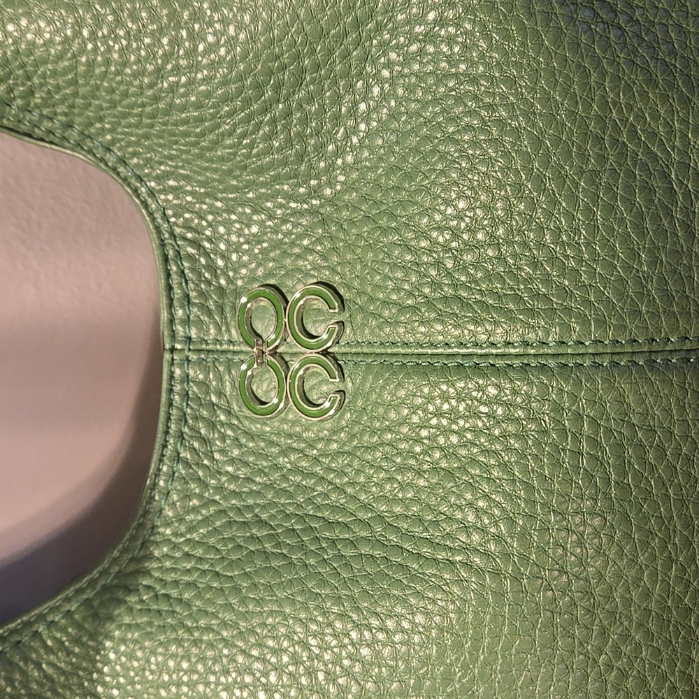 Coach Vintage "Julia" Green Pebble Leather Hobo Bag RARE - Picture 3 of 10